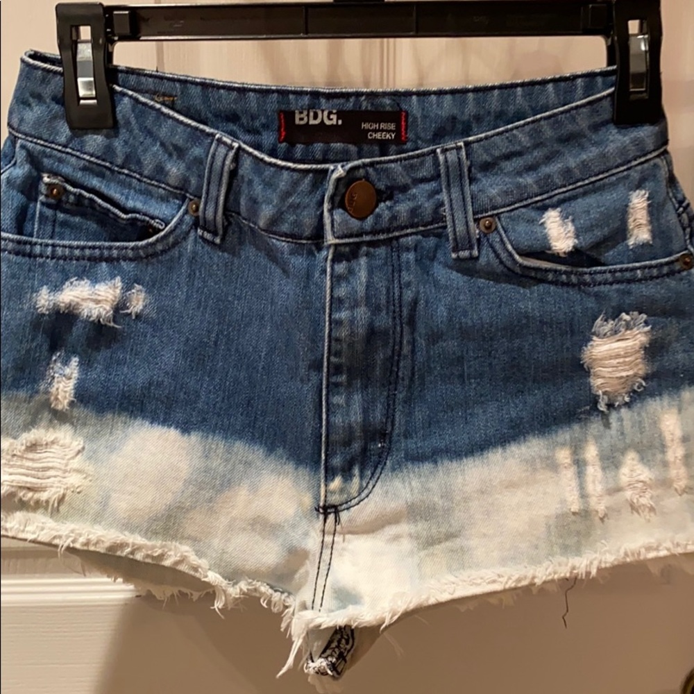 BDG High Rise Cheeky Jean Shorts